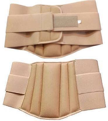 L.S BELT LUMBO SACRAL BELT (DOUBLE SUPPORT) Lumber Sacral Spine Support (LS) Belt Back Pain Relief for Waist & Lower Back Support Belt for Men & Women,Belt (Beige)