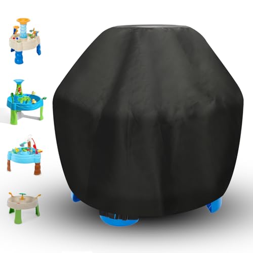 Strifuture Kids Water Table Cover - Outdoor Water Table for Little Tikes Showers Splash Tower Water Table, Outdoor Toy Cover, Waterproof & Dustproof PU Coating & UV-Resistant