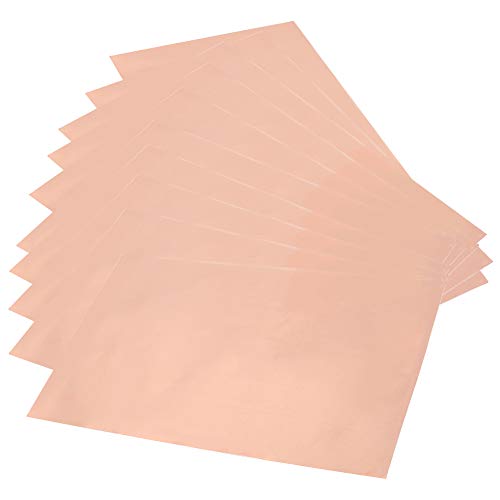 Folha de Fita de Cobre de 10 Unidades, Adesivo Forte Multiuso, Ferramentas de Fita de Cobre Condutiv