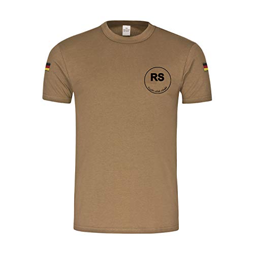 T-shirt Bundeswehr ISAF Copytec vert S : textile militaire robuste et respirant