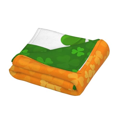 Couverture plaid drapeau irlandais grand format pour canapé et lit - 5