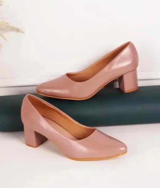 Image of Women's Beautiful Design Synthetic Leather Block Heel TPR Sole Sandal for Wedding Party & Festive