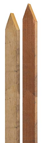Bond Manufacturing Co 94006 4Ft X 3/4In Packaged Hardwood Stakes, 0.75" X 0.75" X 4', Natural #TOP2