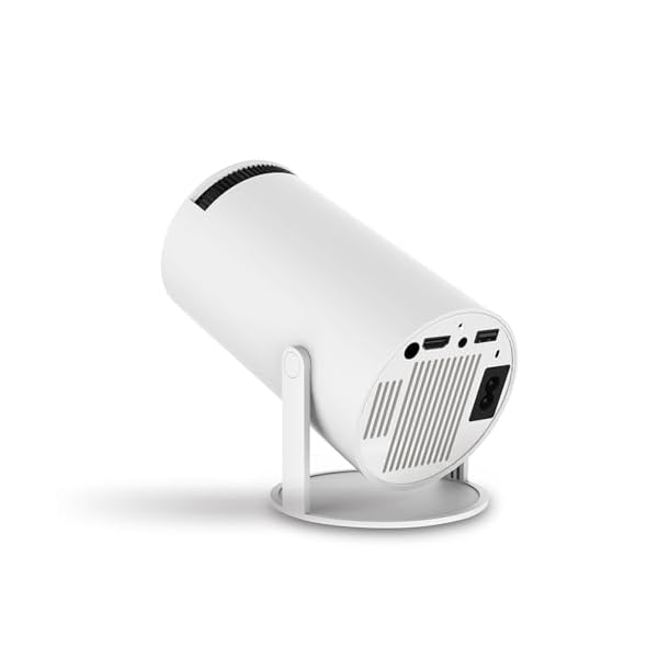 Mini Portable Projector 4K WiFi 6 BT 5.2 Upgraded Portable Projector Full HD Supported for Phone /PC /TV /HDMI /PS5 /Laptop Auto Keystone Home Theater 180Â° Rotation [Built-in App] White