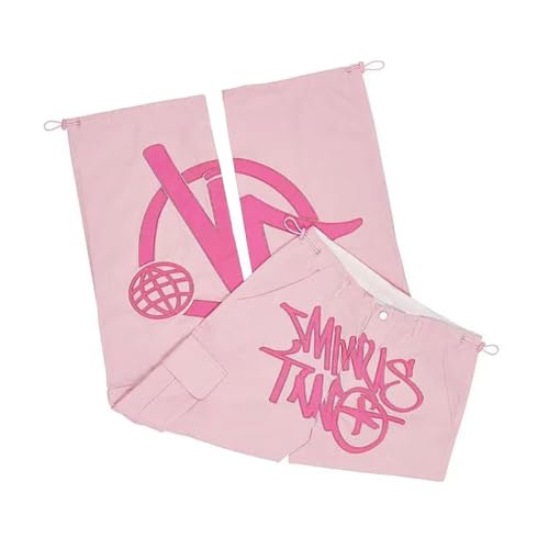 Tcpbgcd Minus Two Retro Printed Baggy Pants Minus Two Cargo Pants Hip Hop Streetwear Loose Joggers TrousersMedium Color 3