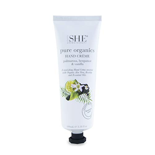 Om SHE Aromatherapy Pure Organics Hand Creme - Palmarosa, Bergamot & Vanilla