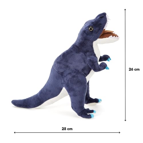 Man City FC Tyrannosaurus Rex (T-Rex) | 30 cm Officially Licensed Dinosaur Plush, for Adults & Kids | Manchester The Citizens