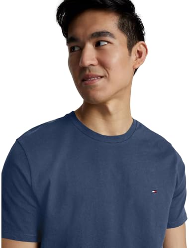 Image of Tommy Hilfiger Men's Stretch Jersey Crew Neck T-Shirt Gray