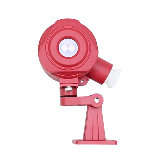 Detector de llamas, alarmas de inducción contra incendios con luces indicadoras, distancia de detección de 40 m, requiere conexión a la central de alarma contra incendios, detección rápida y sensibl