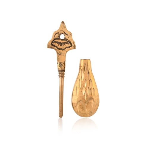 Miniatura Surmadani de Metal con Diseño Antiguo para Maquillaje de Ojos miniatura 3