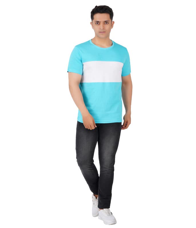 MONGOOSE HUNTER Mens Regular Fit Tshirt Blue