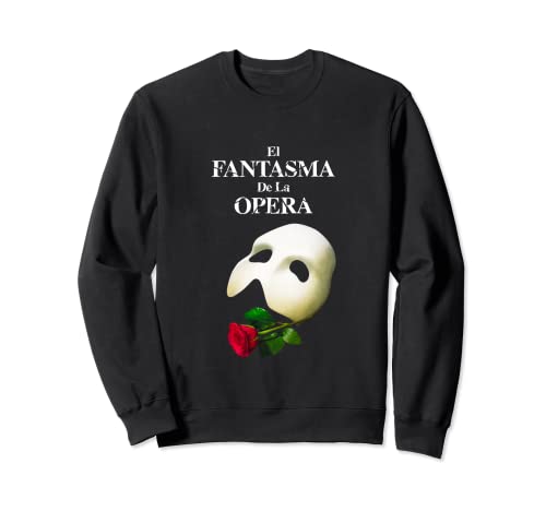 Logótipo oficial de 'fantasma da ópera' camisola, Preto