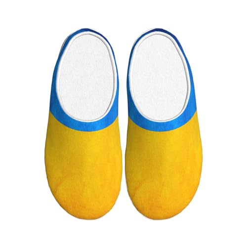 Chaussons drapeau ukrainien lavables : gardez vos pieds au propre et en sécurité