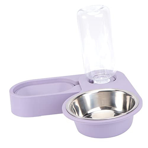 HOMOBABE 可旋転式角用自動ペット給餌器 製食器 耐久性衛生的 犬猫兼用 滑らか設計 食事と飲水対応