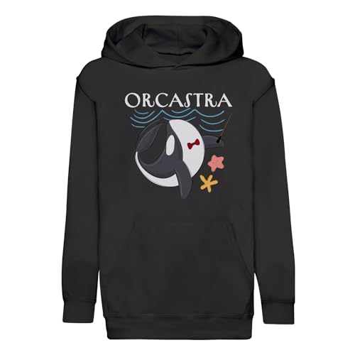 Sweat à capuche enfant premium motif orchestre orque et animaux