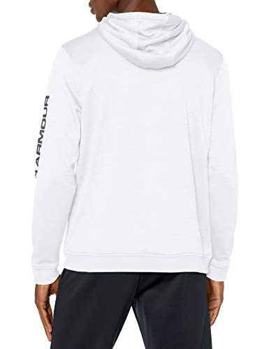 Image of Under Armour Men's Armour Fleece Pullover Hoodie Bar Logo Graphic
