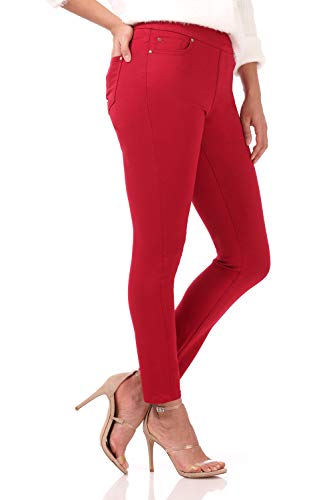 Rekucci Women's Secret Figure Premium Denim Skinny Pull-On Jean in Colors2