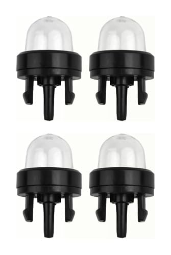Primerlampen Kraftstoffpumpe, Vergaser Primer Pumpe Kraftstoffbirnen, Vergaser-öl-Blase Snap-In Primer Bulb Rasenmäher für FS 300 FS 350 FS 400 FS 450 für Kettensägen, Trimmervergaser (4 stück)