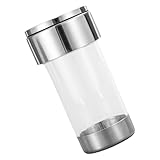 HOMSFOU Edelstahl Pfefferstreuer und Salzbehälter mit Acrylfenster Dicht Verschlossen Klein und Leicht Gewürzstreuer für Küche Grillen und Camping