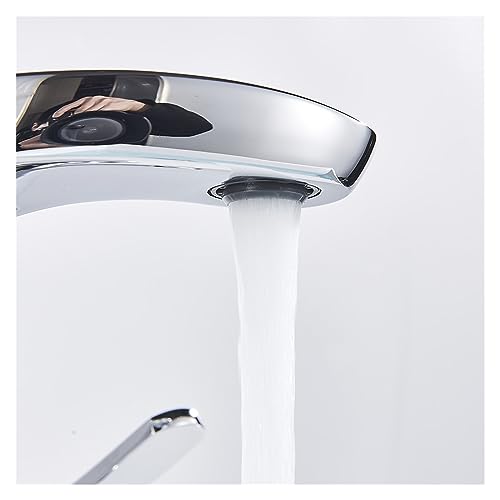 Mélangeur d'évier salle bain robinet à levier pont monté laiton