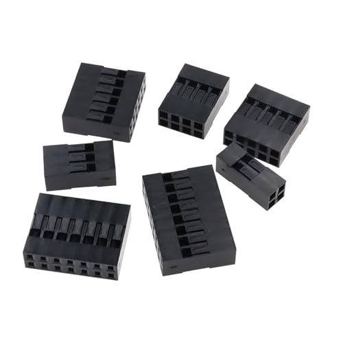 Carcasa de plástico con conector de cable doble de 2,54 mm y 2x8 pin 2