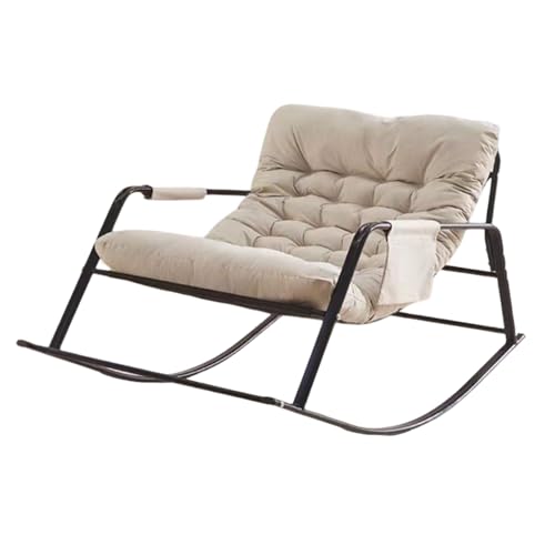 HUAYUSEDF Sillón puf Sencillo de Estilo Italiano Blanco para Sala de Estar, Dormitorio, salón, sillón Informal, balcón, sofá Creativo.