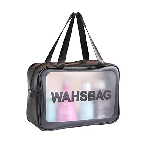 Generic Necessaire transparente para higiene pessoal, necessaire de viagem, bolsa de cosméticos para