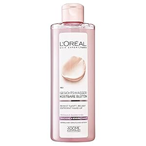 L’Oréal Paris Gesichtsreinigung, Erfrischendes Gesichtswasser und Make-Up Entferner zur Reinigung und Pflege, Rosen- und…