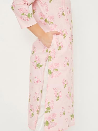 Image of Max Women's Cotton Blend Regular Kurta