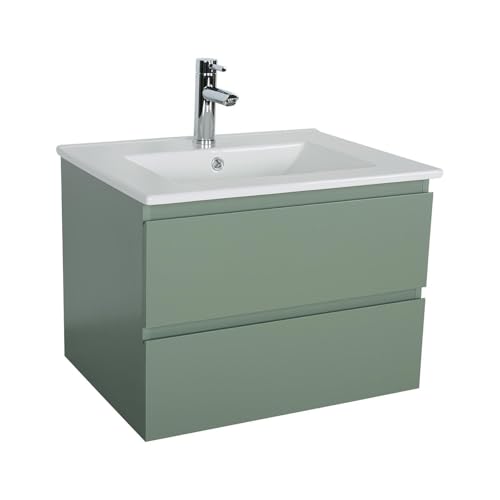 MOB-IN Meuble Simple Vasque 60cm Sorrento + Vasque