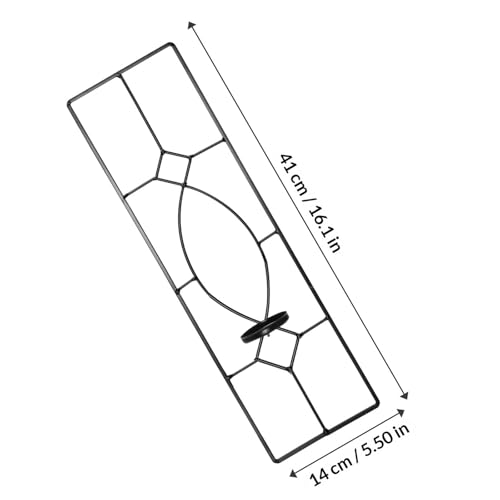 Candelabro de pared POPETPOP en hierro negro para crear un ambiente acogedor en tu salón 3