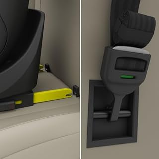 Kinderkraft I-GROW 2 PRO Seggiolino auto 0-36 kg, I-SIZE 40-150 cm, Seggiolino 360 girevole, con Isofix Base, Reclinabile Posizione sdraiata, Poggiatesta regolabile, Gruppo 0 1 2 3, Nero