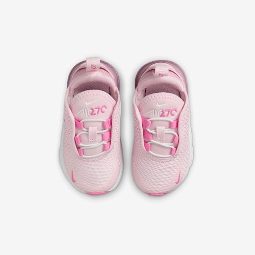 Nike Air Max 270 Baby/Toddler Shoes (IB4437-663, Pink Foam/Summit White/Platinum Violet)4