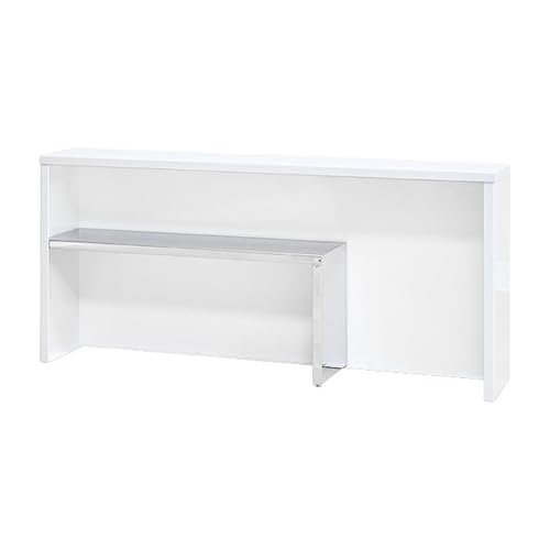 手元が隠せるカウンター上収納 (幅75cm)