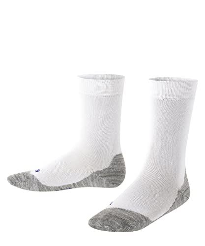 FALKE Unisex Kinder Socken Active Sunny Days K SO Baumwolle dünn atmungsaktiv 1 Paar, Weiß (White 2000), 39-42