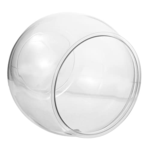 Angoily Plastic Fish Bowl Mini Fish Tank Small Aquarium Goldfish Tank Clear Bubble Bowl Vase Plant Terrarium Globe Plant Pot for Games Prizes