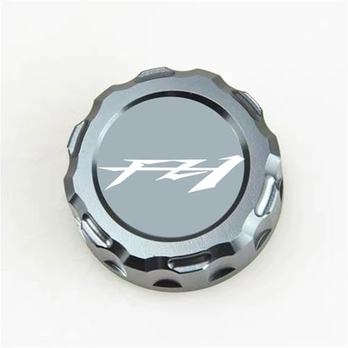 Tapa de depósito para líquido de freno trasero CNC universal compatible con Yamaha FZ1 y FZ6 Fazer
