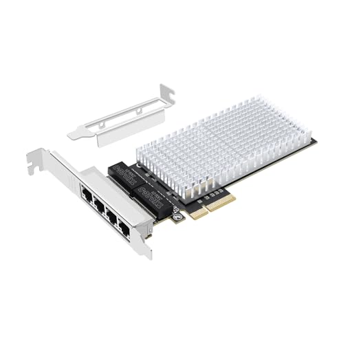 Tarjeta de red 2.5G de cuatro puertos para optimizar la velocidad Gigabit Ethernet RJ45