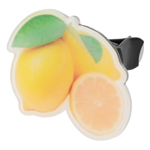Genérico Decoración de Perfume para coche ambientador Amoristas de aire de ventilación del automóvil Freshers de ventilación de coche Automotriz de aire difusor de aire el plastico Amarillo