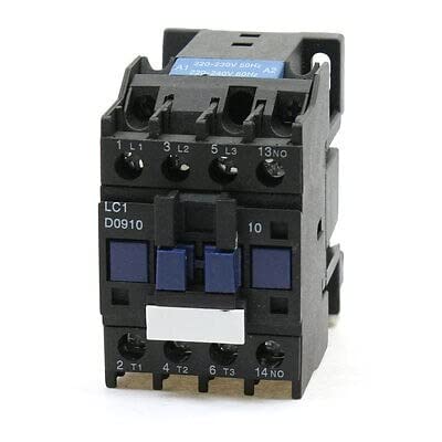 Contacteur triphasé LC1D0910 évitez les coupures avec le bloc 3p+no Ui 690V