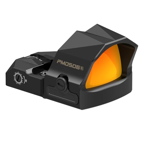 VOTATU PMD506-R 2 MOA Dot 64 MOA Circle Red Dot Sight with Doctor Cut, Multiple Reticle Reflex Sight for Pistol, Picatinny Mount Included - image 1