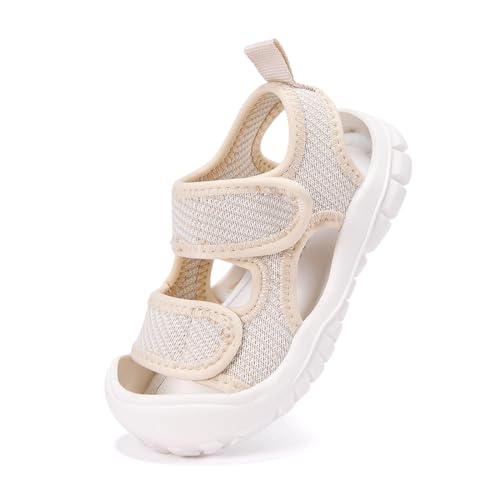 Image of BMCiTYBM Baby Boy Girl Closed Toe Summer Toddler Sandals Lightweight Shoes Infant Non-Slip First Walking Sneakers 6 9 12 18 24 Months 2-3 Years