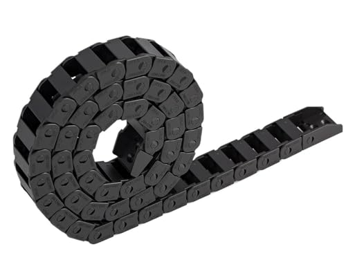 Chaîne porte-câbles 10x10 mm de 1m en plastique pour le guidage de machine CNC
