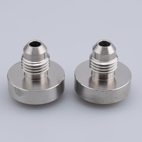 AC PERFORMANCE -4 AN Male Weld On Bung Fitting Stainless Steel, Pack of 2
