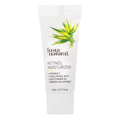 InstaNatural Retinol Moisturizer Anti Aging Night Face Cream - Face & Neck Wrinkle Lotion - Reduce Appearance of Wrinkles, Dark Circles, Fine Lines & Acne - Vitamin C Hyaluronic Acid Complex - 0.17 oz