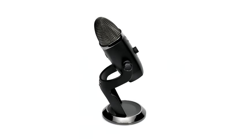 MICROFONE CONDENSADOR USB LOGITECH/BLUE YETI X PRETO