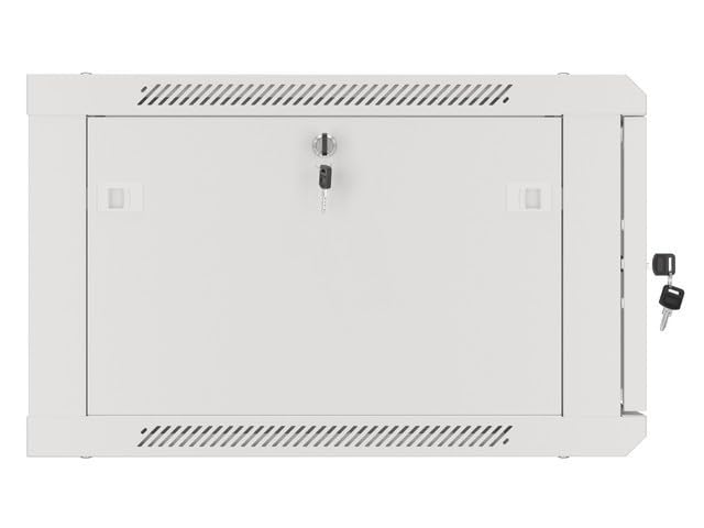 LANBERG ARMARIO Rack 19 â€ MONTAJE PARED 6U / 600X600 AUTOARMAS (PAQUETE Plano) Gris