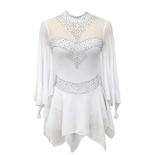 Robe de compétition de patinage artistique fille et justaucorps de gymnastique