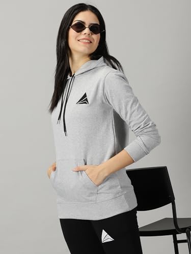 Image of ANGAR Women Long Sleeve Hoodie Pullover Cardigan Tshirts with Pockets Casual Sweatshirt Gym Hooded