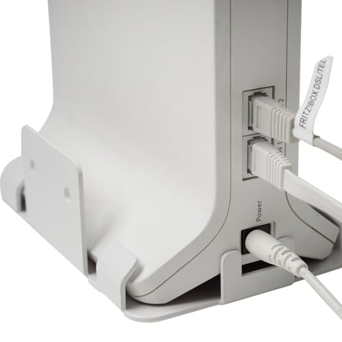 shinar Metall Wandhalterung Kompatibel mit Fritz Repeater 6000/3000– Repeater Halterung inkl. Montagezubehör Kabelmanagement Wandmontage Wand Halter